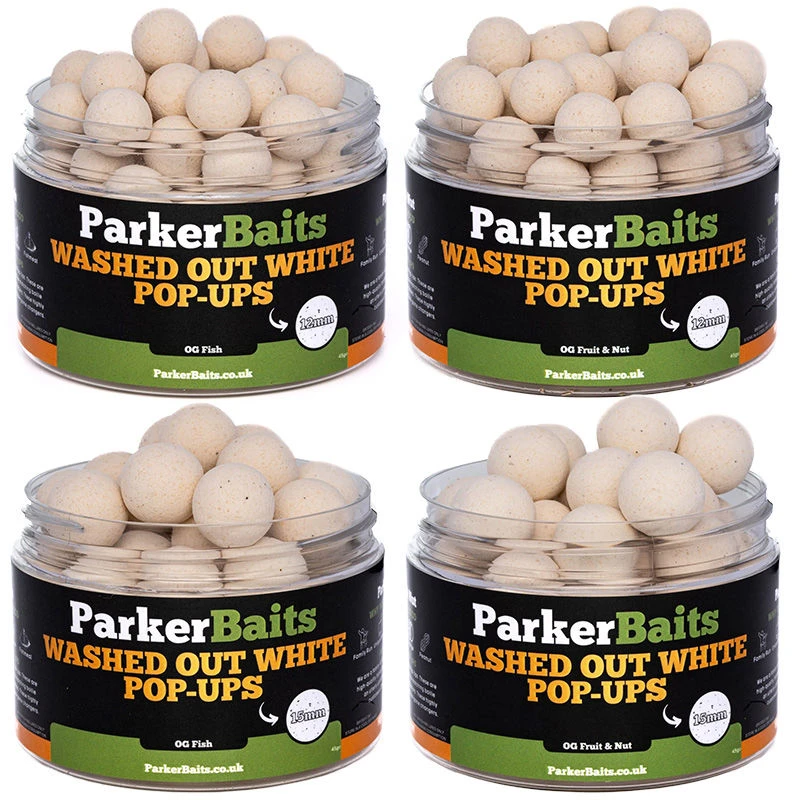Parker Baits Washed Out White Pop-Ups